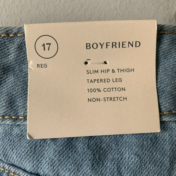 Universal Thread Women's Mid-Rise Boyfriend Jeans Light Wash Size 17 - Picture 7 of 12